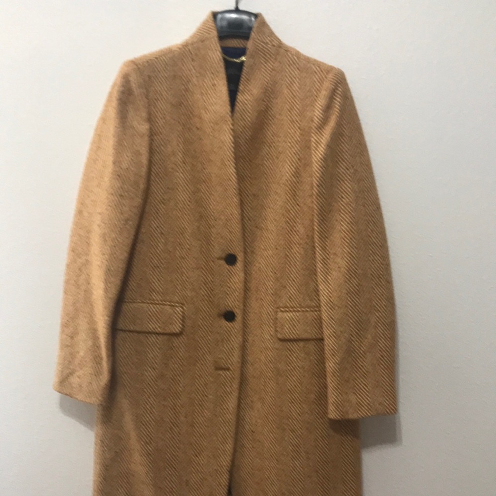 J. Crew Oversized  Topcoat in Italian Tweed